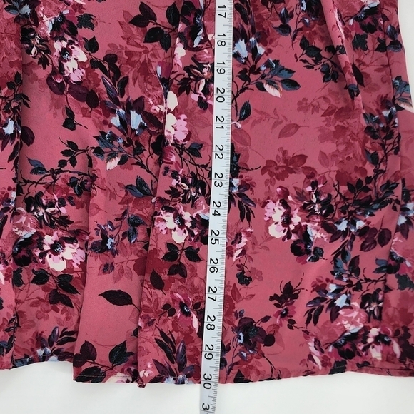 Torrid Georgette Puff Sleeve Peasant Blouse Floral 4X - Picture 7 of 10